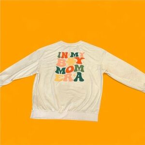 Cream Graphic Sweatshirt